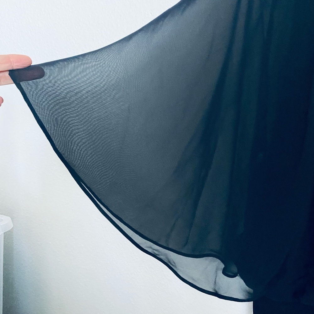 Coco Bianco Black Sheer Blouse - Picture 3 of 10